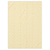 Geometrisches Kreismuster der Retro-Geometrie Tischdecke (Vorderseite)