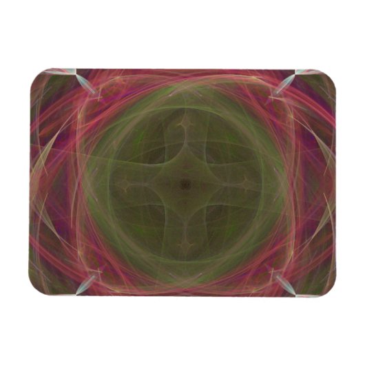 Geometrisches Kreuz Magnet (Horizontal)