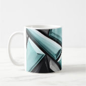 Geometrisches Kristalldesign Kaffeetasse (Links)