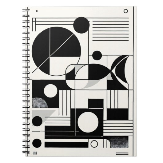 Geometrisches Kunstbuch Notizblock (Vorderseite)