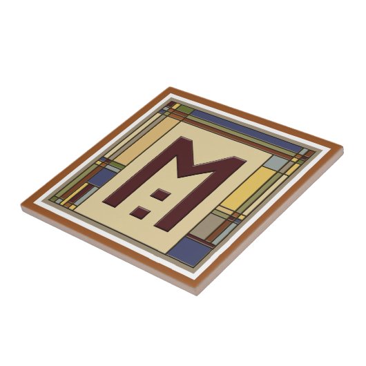 Geometrisches Kunstwerk Fliese (Seite)