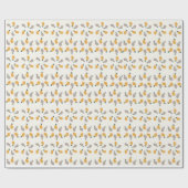 Geometrisches Kunstwiederholmuster (FRIED SHRIMP) Geschenkpapier (Flach)