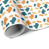 Geometrisches Kunstwiederholmuster Geschenkpapier (Rolleneckpunkt)