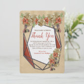 Geometrisches Leder & Wildleder Textur Kunst Viele Einladung (Stehend Vorderseite)