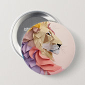 Geometrisches Leimglas Button (Vorne & Hinten)