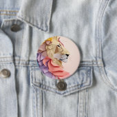 Geometrisches Leimglas Button (Beispiel)