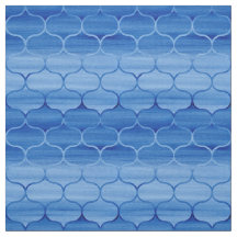 Geometrisches Licht zu dunkelblauem gemaltem Ogee