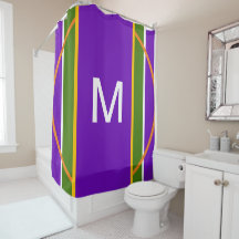 Geometrisches, Lila Gelb für Monogramm