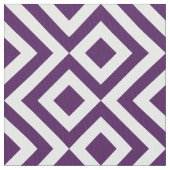 Geometrisches lila und weißes stoff (Nahaufnahme)