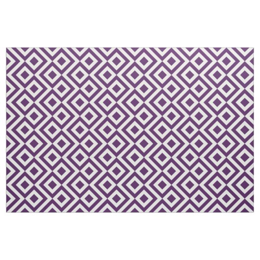 Geometrisches lila und weißes stoff (Fat Quarter (45,7 x 55,9 cm))