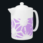geometrisches Lilac-Muster<br><div class="desc">Lilac- und weiße geometrische Muster</div>