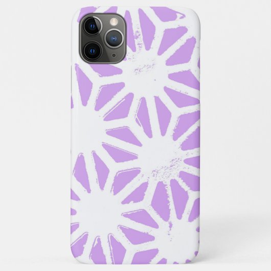 geometrisches Lilac-Muster Case-Mate iPhone Hülle (Rückseite)