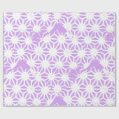 geometrisches Lilac-Muster Geschenkpapier (Flach)