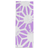 geometrisches Lilac-Muster Geschenktüte Für Weinflaschen (Vorderseite)