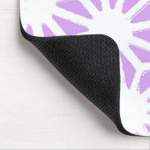 geometrisches Lilac-Muster Mousepad (Ecke)