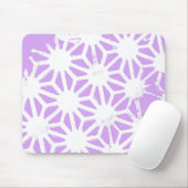 geometrisches Lilac-Muster Mousepad (Mit Mouse)