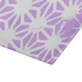 geometrisches Lilac-Muster Schneidebrett (Ecke)