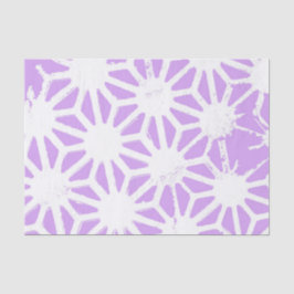 geometrisches Lilac-Muster Seidenpapier