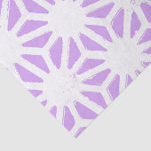 geometrisches Lilac-Muster Seidenpapier (Ausschnitt)