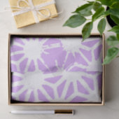 geometrisches Lilac-Muster Seidenpapier (Geschenk)