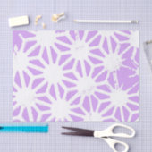 geometrisches Lilac-Muster Seidenpapier (Handwerk)