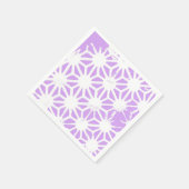geometrisches Lilac-Muster Serviette (Ecke)