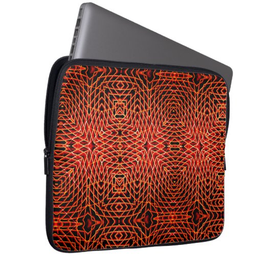 GEOMETRISCHES Linienmuster Laptopschutzhülle (Vorne Rechts)
