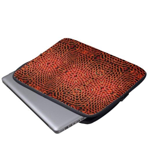 GEOMETRISCHES Linienmuster Laptopschutzhülle (Vorne Knopf)