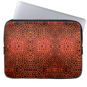 GEOMETRISCHES Linienmuster Laptopschutzhülle (Vorderseite)