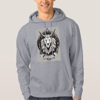 Geometrisches Lion Logo für eine leistungsstarke M Hoodie