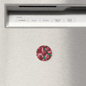 Geometrisches Litschi-Muster Magnet (In Situ (Geschirrspüler))