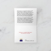 Geometrisches Logo für Weihnachtsfeiertage Feiertagskarte (Innenseite)