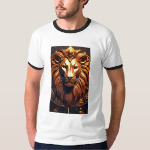 Geometrisches Löwenlogo: Stärke in jedem Winkel"* T-Shirt