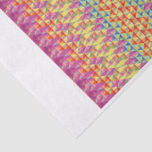 Geometrisches Mädchen-Seidenpapier Seidenpapier (Ausschnitt)