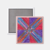 Geometrisches Magnet (Vorderseite/Rückseite)