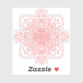 Geometrisches Mandala #11 Aufkleber