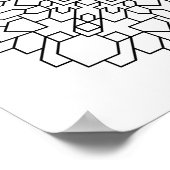 Geometrisches Mandala #12 Poster (Ecke)