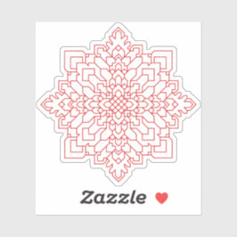 Geometrisches Mandala #13 Aufkleber