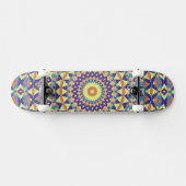 Geometrisches Mandala 2 Skateboard (Horizontal)