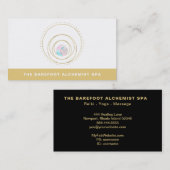 *~* geometrisches Mandala Boho Goldheilige Visitenkarte (Vorne/Hinten)