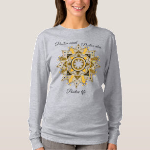 Geometrisches Mandala, inspirierend T-Shirt