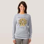 Geometrisches Mandala, inspirierend T-Shirt (Vorne ganz)