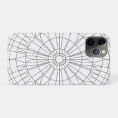Geometrisches Mandala-Muster Case-Mate iPhone Hülle (Rückseite (Horizontal))