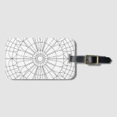 Geometrisches Mandala-Muster Gepäckanhänger (Vorderseite (Horizontal))