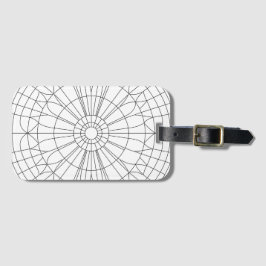 Geometrisches Mandala-Muster Gepäckanhänger