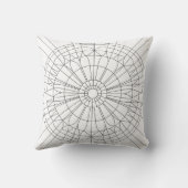 Geometrisches Mandala-Muster Kissen (Rückseite)