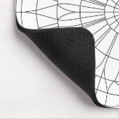 Geometrisches Mandala-Muster Mousepad (Ecke)