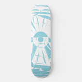 Geometrisches Mandala-Muster Skateboard (Vorderseite)