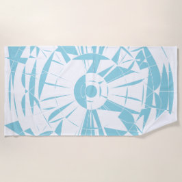 Geometrisches Mandala-Muster Strandtuch
