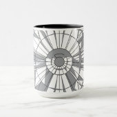 Geometrisches Mandala-Muster Tasse (Zentrum)